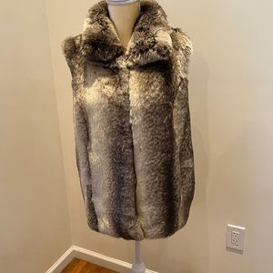 Neiman Marcus Faux Fur Vest